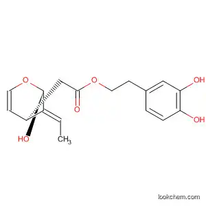 Molecular Structure of 215648-59-2 (2H-Pyran-4-acetic acid, 3-ethylidene-3,4-dihydro-2-hydroxy-,
2-(3,4-dihydroxyphenyl)ethyl ester, (2R,3E,4R)-)