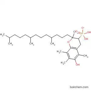 Molecular Structure of 299158-63-7 (2H-1-Benzopyran-6-ol,
3,4-dihydro-2,5,7,8-tetramethyl-2-(4,8,12-trimethyltridecyl)-, dihydrogen
phosphate, sodium salt)
