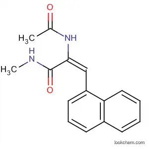 Molecular Structure of 360078-90-6 (2-Propenamide, 2-(acetylamino)-N-methyl-3-(1-naphthalenyl)-, (2E)-)