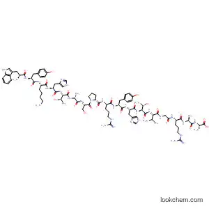 Molecular Structure of 383415-78-9 (L-Alanine,
L-tryptophyl-L-tyrosyl-L-lysyl-L-histidyl-L-threonyl-L-alanyl-L-seryl-L-prolyl-L-
arginyl-L-tyrosyl-L-histidyl-L-threonyl-L-valylglycyl-L-arginyl-L-alanyl-)