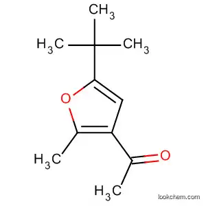 Molecular Structure of 38453-96-2 (Ethanone, 1-[5-(1,1-dimethylethyl)-2-methyl-3-furanyl]-)