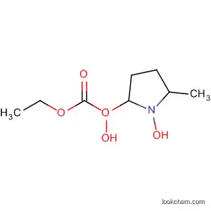 Molecular Structure of 387334-35-2 (1-Pyrrolidinyloxy, 2-(ethoxycarbonyl)-5-hydroperoxy-2-methyl-)