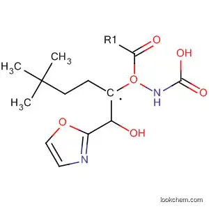 Molecular Structure of 440125-92-8 (Carbamic acid, [(1S)-1-(hydroxy-2-oxazolylmethyl)propyl]-,
1,1-dimethylethyl ester)