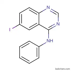 Molecular Structure of 455887-98-6 (4-Quinazolinamine, 6-iodo-N-phenyl-)