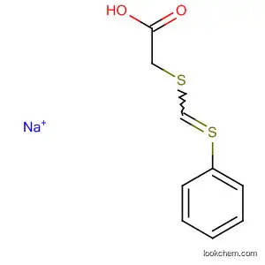 Molecular Structure of 466695-26-1 (Acetic acid, [(phenylthioxomethyl)thio]-, sodium salt)