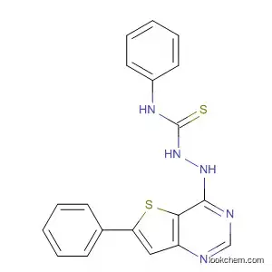 Molecular Structure of 471909-83-8 (Hydrazinecarbothioamide,
N-phenyl-2-(6-phenylthieno[3,2-d]pyrimidin-4-yl)-)