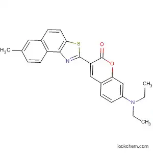 Molecular Structure of 475096-38-9 (2H-1-Benzopyran-2-one,
7-(diethylamino)-3-(7-methylnaphtho[1,2-d]thiazol-2-yl)-)
