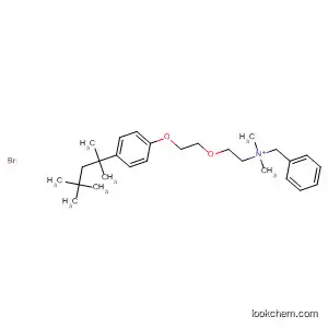 Molecular Structure of 47661-66-5 (Benzenemethanaminium,
N,N-dimethyl-N-[2-[2-[4-(1,1,3,3-tetramethylbutyl)phenoxy]ethoxy]ethyl]-,
bromide)