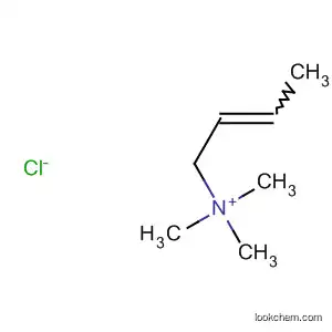 Molecular Structure of 477845-05-9 (2-Buten-1-aminium, N,N,N-trimethyl-, chloride)