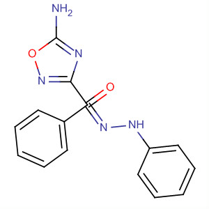 Methanone, (5-amino-1,2,4-oxadiazol-3-yl)phenyl-, phenylhydrazone,  (1E)-