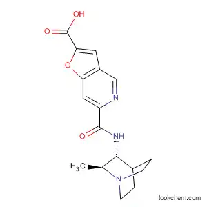 Molecular Structure of 478151-35-8 (Furo[3,2-c]pyridine-2-carboxylic acid,
6-[[[(2S,3R)-2-methyl-1-azabicyclo[2.2.2]oct-3-yl]amino]carbonyl]-)