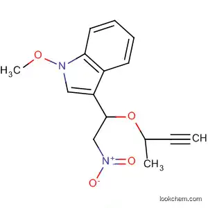 Molecular Structure of 478161-92-1 (1H-Indole, 3-[1-(3-butynyloxy)-2-nitroethyl]-1-methoxy-)
