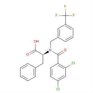L-Phenylalanine,
N-(2,4-dichlorobenzoyl)-N-[[3-(trifluoromethyl)phenyl]methyl]-
