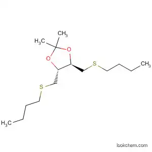 Molecular Structure of 479666-00-7 (1,3-Dioxolane, 4,5-bis[(butylthio)methyl]-2,2-dimethyl-, (4R,5R)-)