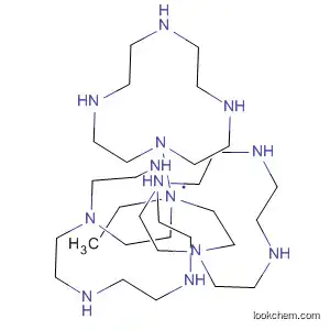 Molecular Structure of 488760-64-1 (1,4,7,10-Tetraazacyclododecane-1-ethanamine,
N,N-bis[2-(1,4,7,10-tetraazacyclododec-1-yl)ethyl]-)