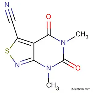 Molecular Structure of 502793-19-3 (Isothiazolo[3,4-d]pyrimidine-3-carbonitrile,
4,5,6,7-tetrahydro-5,7-dimethyl-4,6-dioxo-)