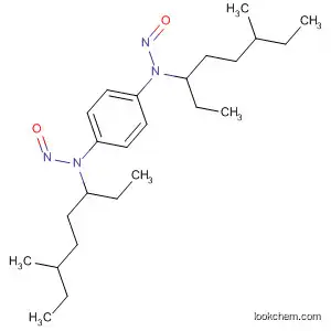 Molecular Structure of 540475-39-6 (1,4-Benzenediamine, N,N'-bis(1-ethyl-4-methylhexyl)-N,N'-dinitroso-)