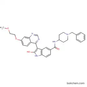 1H-Indole-5-carboxamide,
2-hydroxy-3-[7-(2-methoxyethoxy)-4-quinazolinyl]-N-[1-(phenylmethyl)-4-
piperidinyl]-