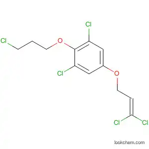 Molecular Structure of 557088-74-1 (Benzene,
1,3-dichloro-2-(3-chloropropoxy)-5-[(3,3-dichloro-2-propenyl)oxy]-)