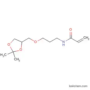 Molecular Structure of 557113-27-6 (2-Propenamide, N-[3-[(2,2-dimethyl-1,3-dioxolan-4-yl)methoxy]propyl]-)