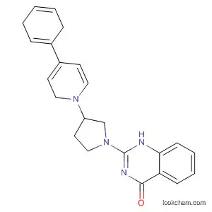 4(1H)-Quinazolinone,
2-[3-(3,6-dihydro-4-phenyl-1(2H)-pyridinyl)-1-pyrrolidinyl]-