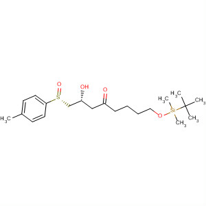 4-Octanone,  8-[[(1,1-dimethylethyl)dimethylsilyl]oxy]-2-hydroxy-1-[(R)-(4-methylphenyl  )sulfinyl]-, (2R)-