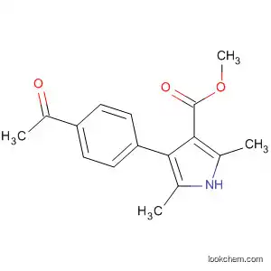 Molecular Structure of 562071-89-0 (1H-Pyrrole-3-carboxylic acid, 4-(4-acetylphenyl)-2,5-dimethyl-, methyl
ester)