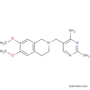 2,4-Pyrimidinediamine,
5-[(3,4-dihydro-6,7-dimethoxy-2(1H)-isoquinolinyl)methyl]-