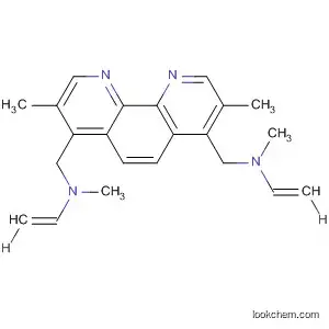Molecular Structure of 566899-76-1 (Ethenamine,
2,2'-(3,8-dimethyl-1,10-phenanthroline-4,7-diyl)bis[N,N-dimethyl-,
(1E,1'E)-)