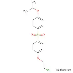 Molecular Structure of 568572-14-5 (Benzene, 1-(2-chloroethoxy)-4-[[4-(1-methylethoxy)phenyl]sulfonyl]-)