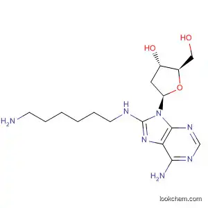 Molecular Structure of 568579-34-0 (Adenosine, 8-[(6-aminohexyl)amino]-2'-deoxy-)