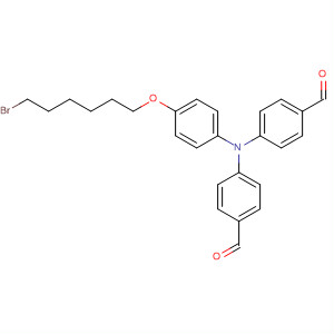 Benzaldehyde, 4,4'-[[4-[(6-bromohexyl)oxy]phenyl]imino]bis-