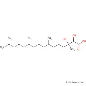 Molecular Structure of 570402-41-4 (Hexadecanoic acid, 2,3-dihydroxy-3,7,11,15-tetramethyl-)