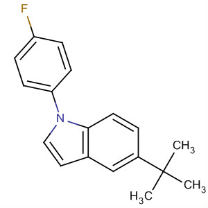 1H-Indole, 5-(1,1-dimethylethyl)-1-(4-fluorophenyl)-