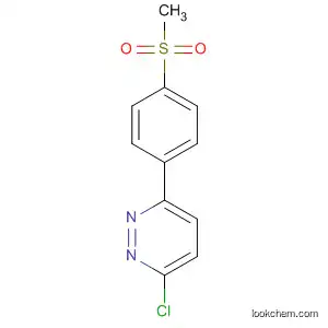 Molecular Structure of 577967-65-8 (Pyridazine, 3-chloro-6-[4-(methylsulfonyl)phenyl]-)