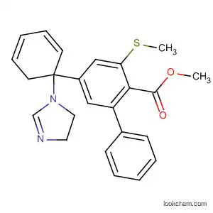 Molecular Structure of 577993-38-5 ([1,1':3',1''-Terphenyl]-4'-carboxylic acid,
4,4''-di-1H-imidazol-1-yl-5'-(methylthio)-, methyl ester)