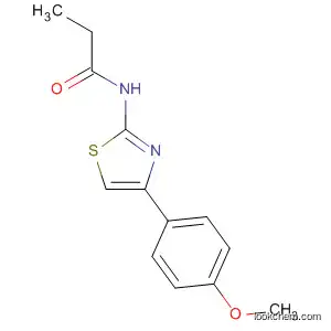 Molecular Structure of 105512-58-1 (Propanamide, N-[4-(4-methoxyphenyl)-2-thiazolyl]-)
