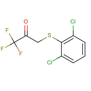 Molecular Structure of 111045-29-5 (2-Propanone, 1-[(2,6-dichlorophenyl)thio]-3,3,3-trifluoro-)