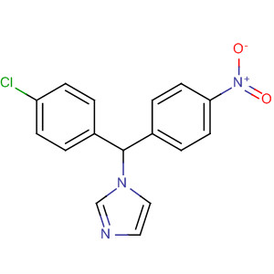 Molecular Structure of 118040-67-8 (1H-Imidazole, 1-[(4-chlorophenyl)(4-nitrophenyl)methyl]-)