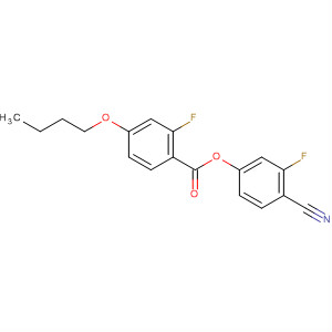 Benzoic acid, 4-butoxy-2-fluoro-, 4-cyano-3-fluorophenyl ester