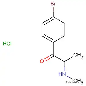 Molecular Structure of 135333-27-6 (1-Propanone, 1-(4-bromophenyl)-2-(methylamino)-, hydrochloride)
