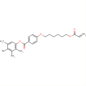 Molecular Structure of 151518-95-5 (Benzoic acid, 4-[[6-[(1-oxo-2-propenyl)oxy]hexyl]oxy]-,
2,3,5-trimethyl-1,4-phenylene ester)