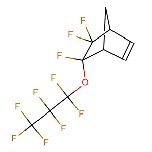 Molecular Structure of 154717-36-9 (Bicyclo[2.2.1]hept-2-ene, 5,5,6-trifluoro-6-(heptafluoropropoxy)-)