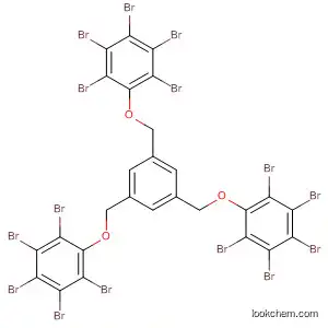 Molecular Structure of 195384-93-1 (Benzene, 1,3,5-tris[(pentabromophenoxy)methyl]-)