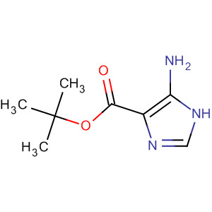 Molecular Structure of 195617-88-0 (1H-Imidazole-4-carboxylic acid, 5-amino-, 1,1-dimethylethyl ester)