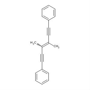 Molecular Structure of 196882-80-1 (Benzene, 1,1'-(3,4-dimethyl-3-hexene-1,5-diyne-1,6-diyl)bis-, (E)-)