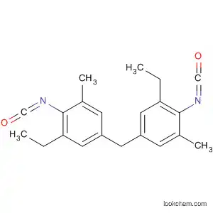 Molecular Structure of 197441-30-8 (Benzene, 1,1'-methylenebis[3-ethyl-4-isocyanato-5-methyl-)