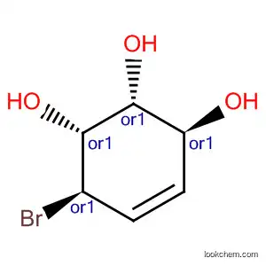 Molecular Structure of 583829-15-6 (4-Cyclohexene-1,2,3-triol, 6-bromo-, (1R,2R,3S,6R)-rel-)