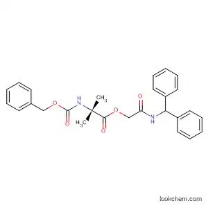 Alanine, 2-methyl-N-[(phenylmethoxy)carbonyl]-,
2-[(diphenylmethyl)amino]-2-oxoethyl ester