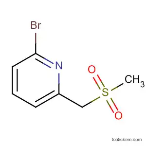 Molecular Structure of 588689-47-8 (Pyridine, 2-bromo-6-[(methylsulfonyl)methyl]-)